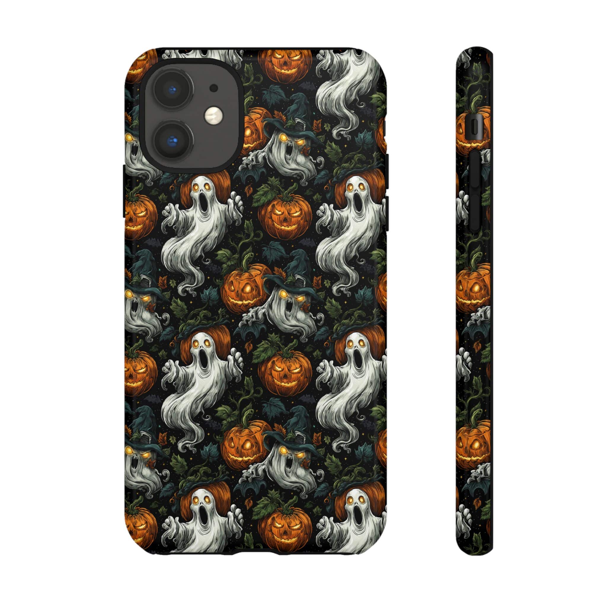 Ghosts & Pumpkins Pattern 1 Samsung & iPhone Ultra Tough Cases - Image 39