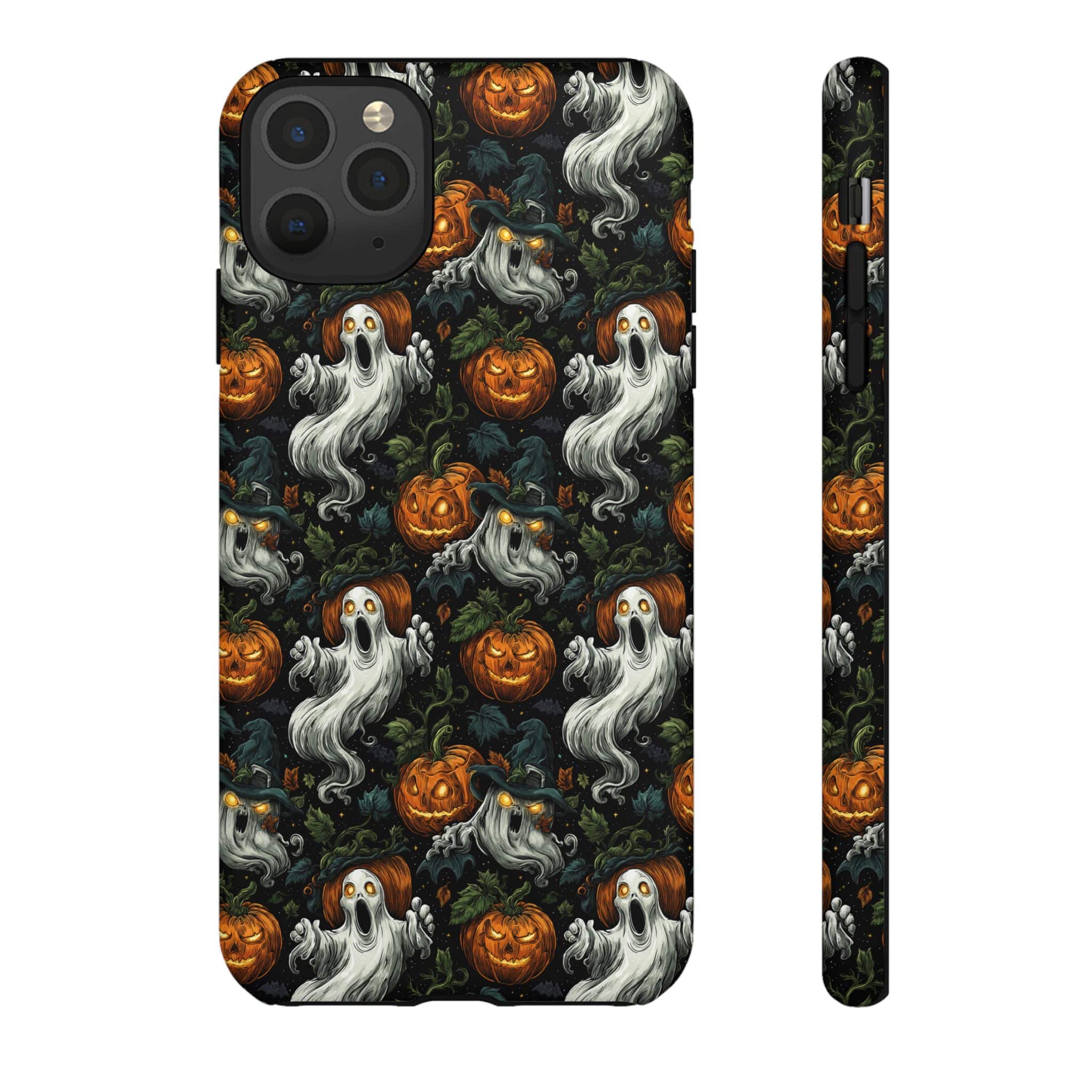 Ghosts & Pumpkins Pattern 1 Samsung & iPhone Ultra Tough Cases - Image 44