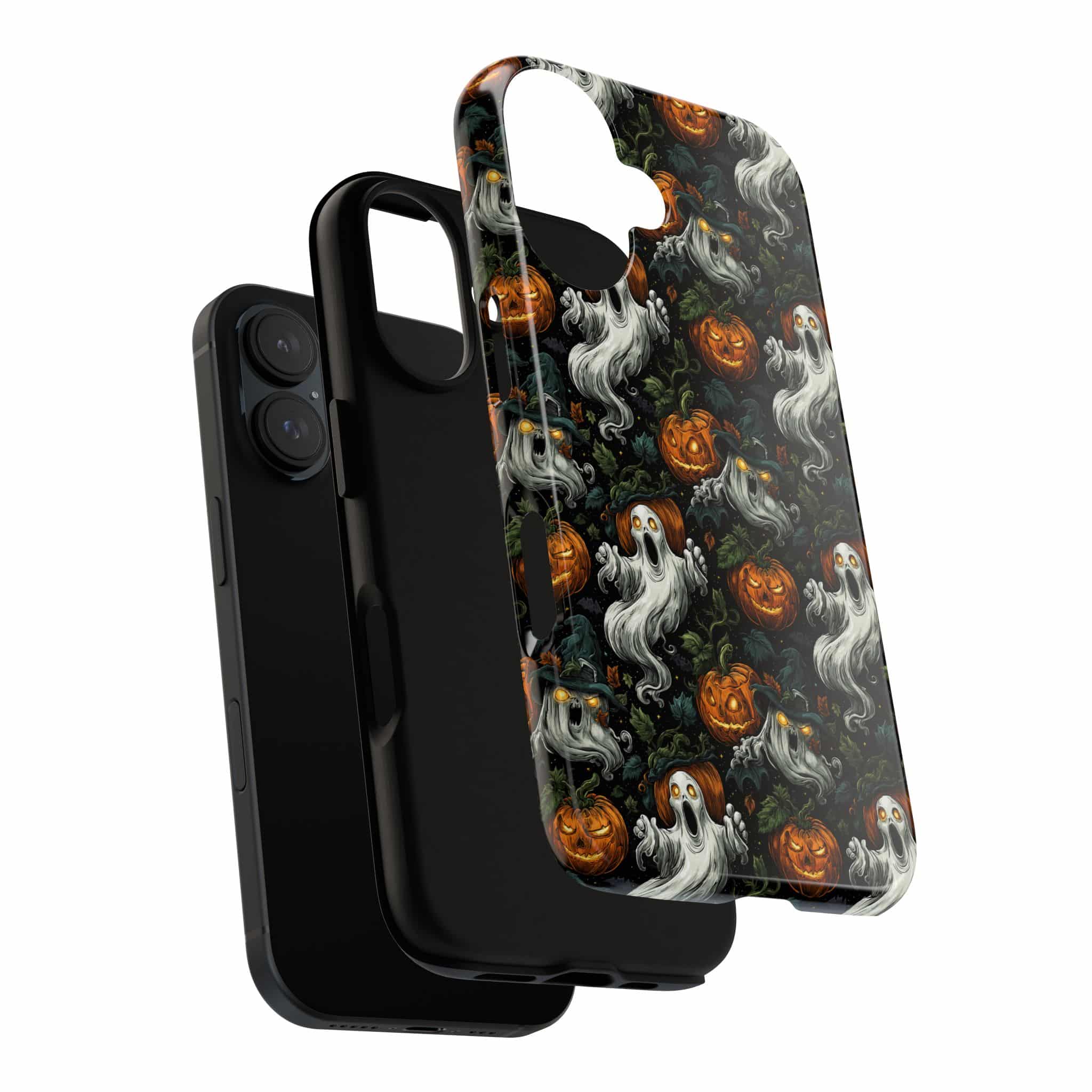 Ghosts & Pumpkins Pattern 1 Samsung & iPhone Ultra Tough Cases - Image 98