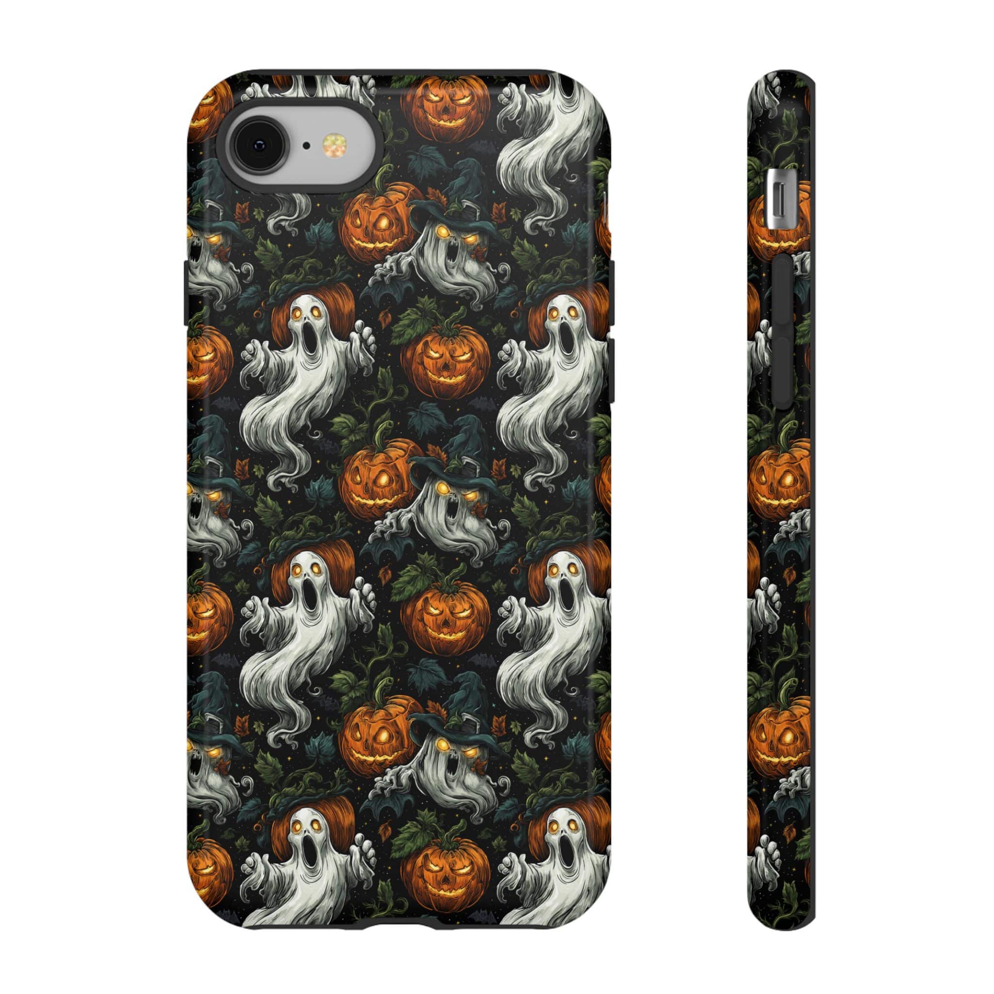 Ghosts & Pumpkins Pattern 1 Samsung & iPhone Ultra Tough Cases - Image 27