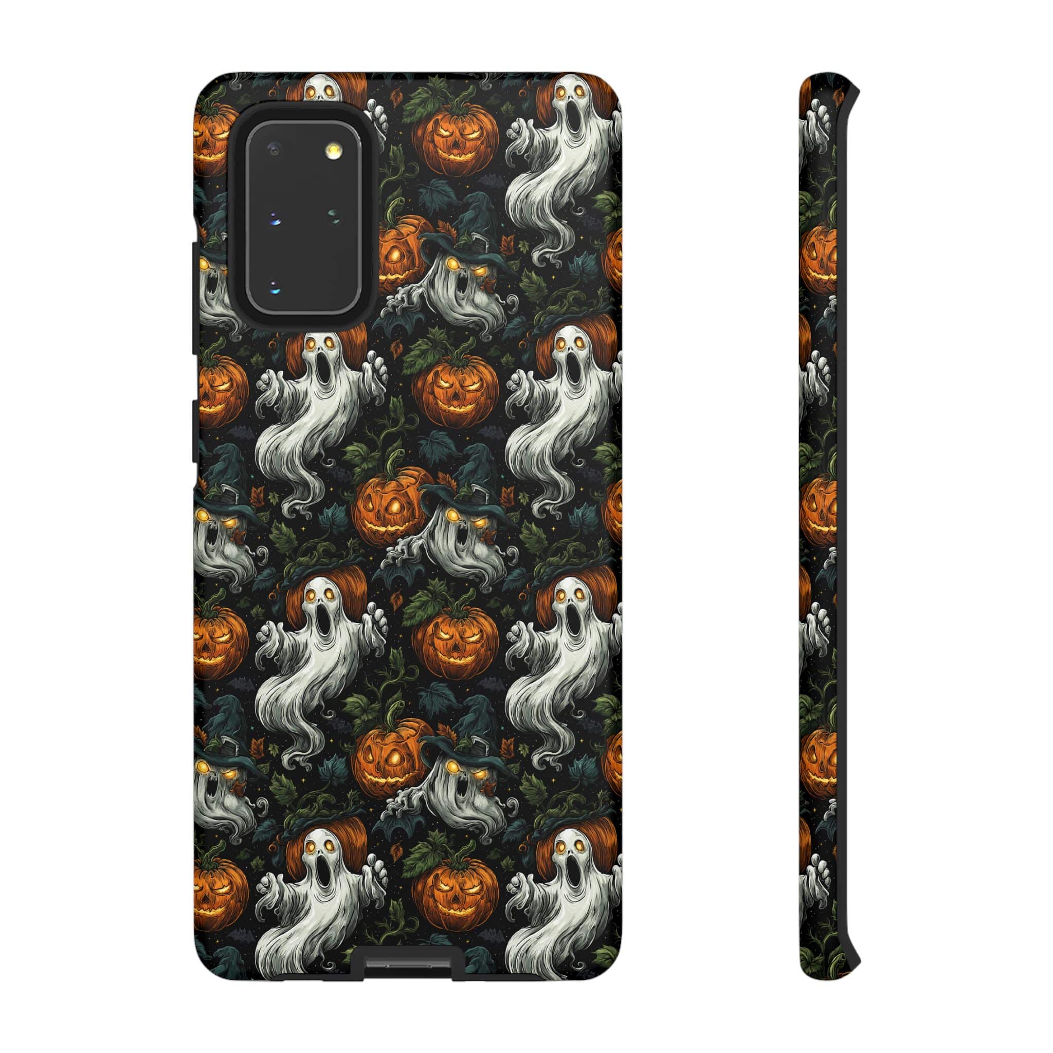 Ghosts & Pumpkins Pattern 1 Samsung & iPhone Ultra Tough Cases - Image 50