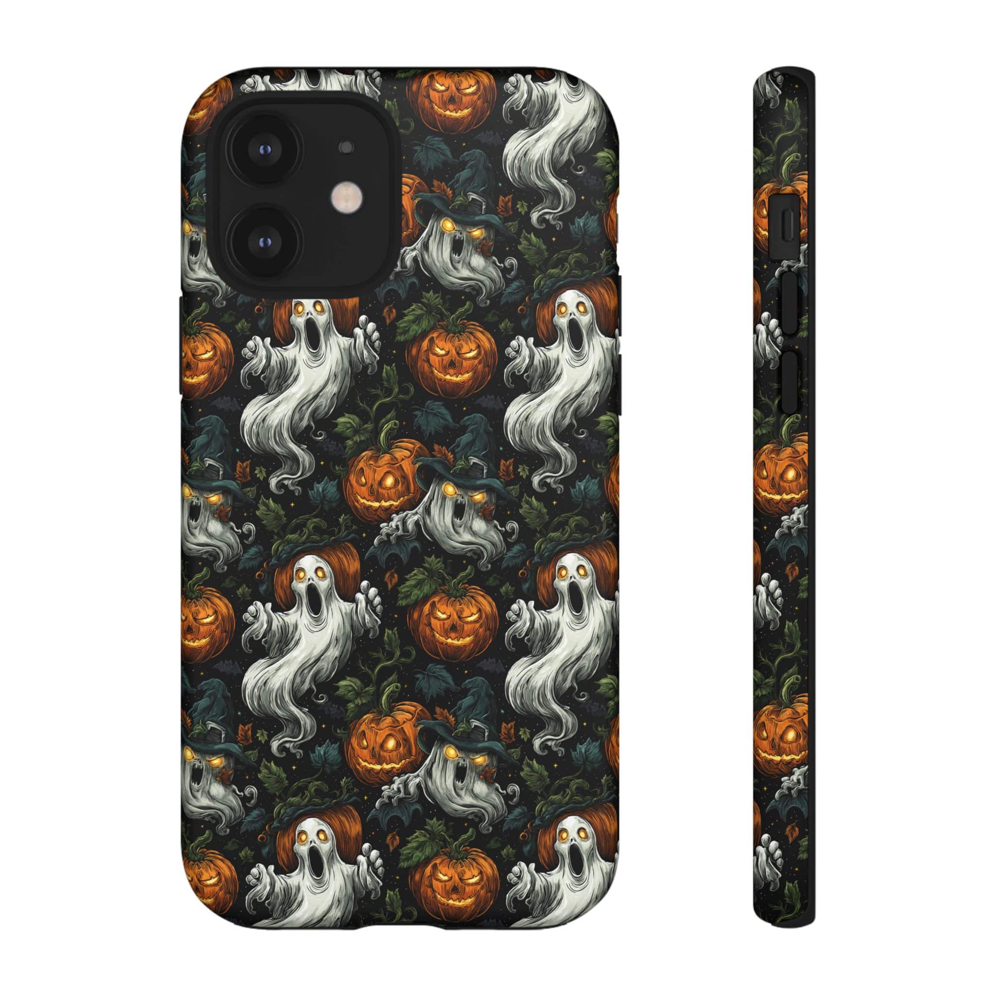 Ghosts & Pumpkins Pattern 1 Samsung & iPhone Ultra Tough Cases - Image 54
