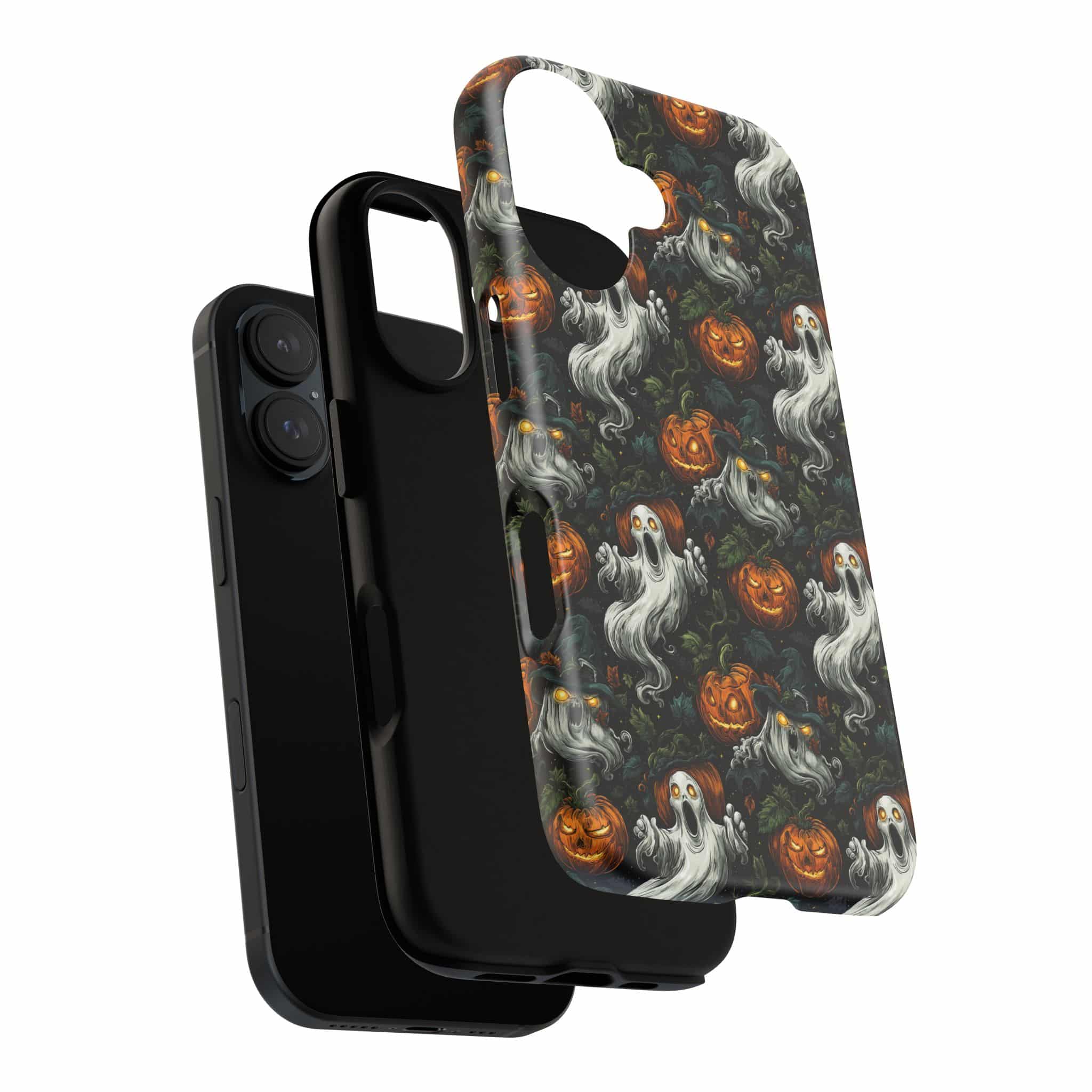 Ghosts & Pumpkins Pattern 1 Samsung & iPhone Ultra Tough Cases - Image 100