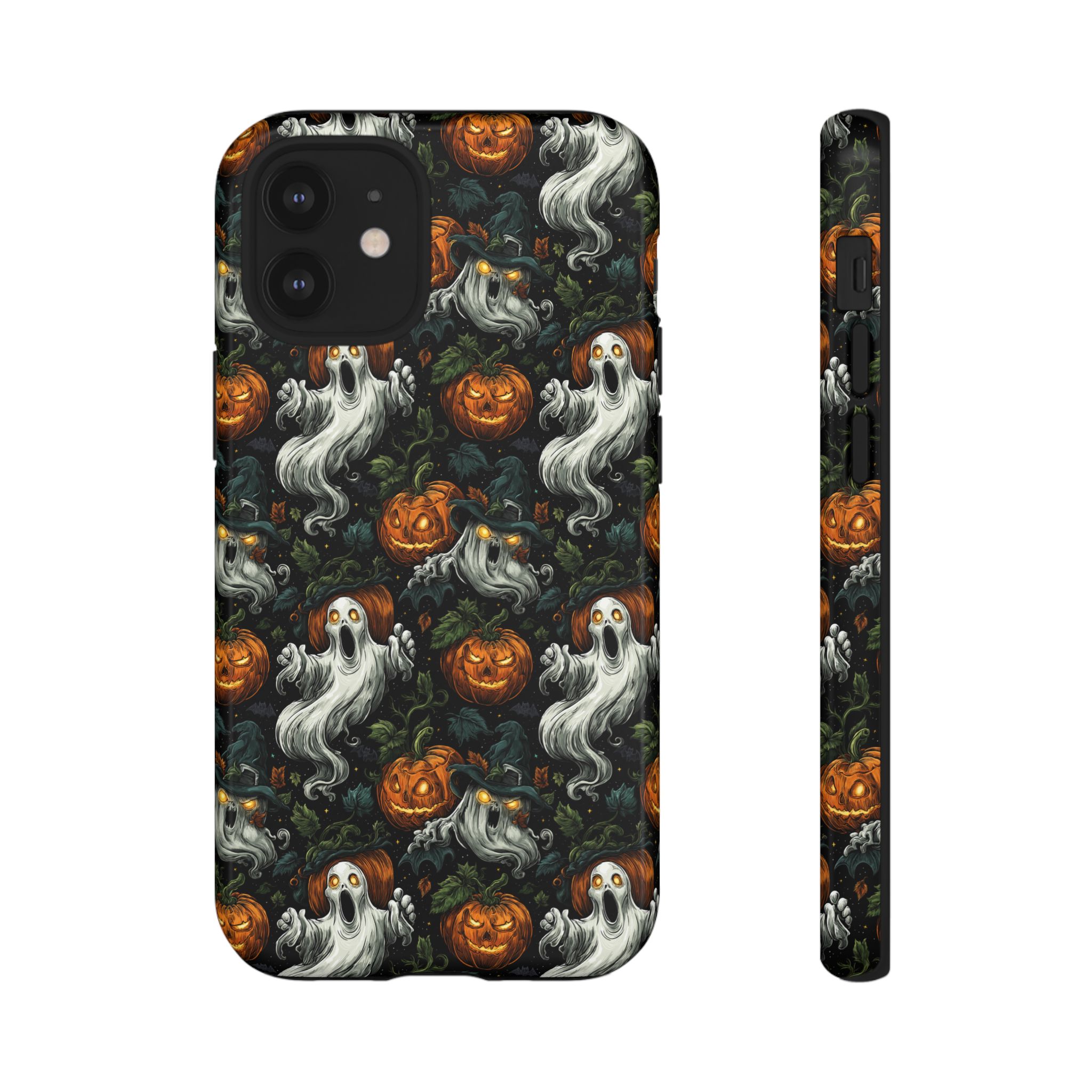 Ghosts & Pumpkins Pattern 1 Samsung & iPhone Ultra Tough Cases - Image 51