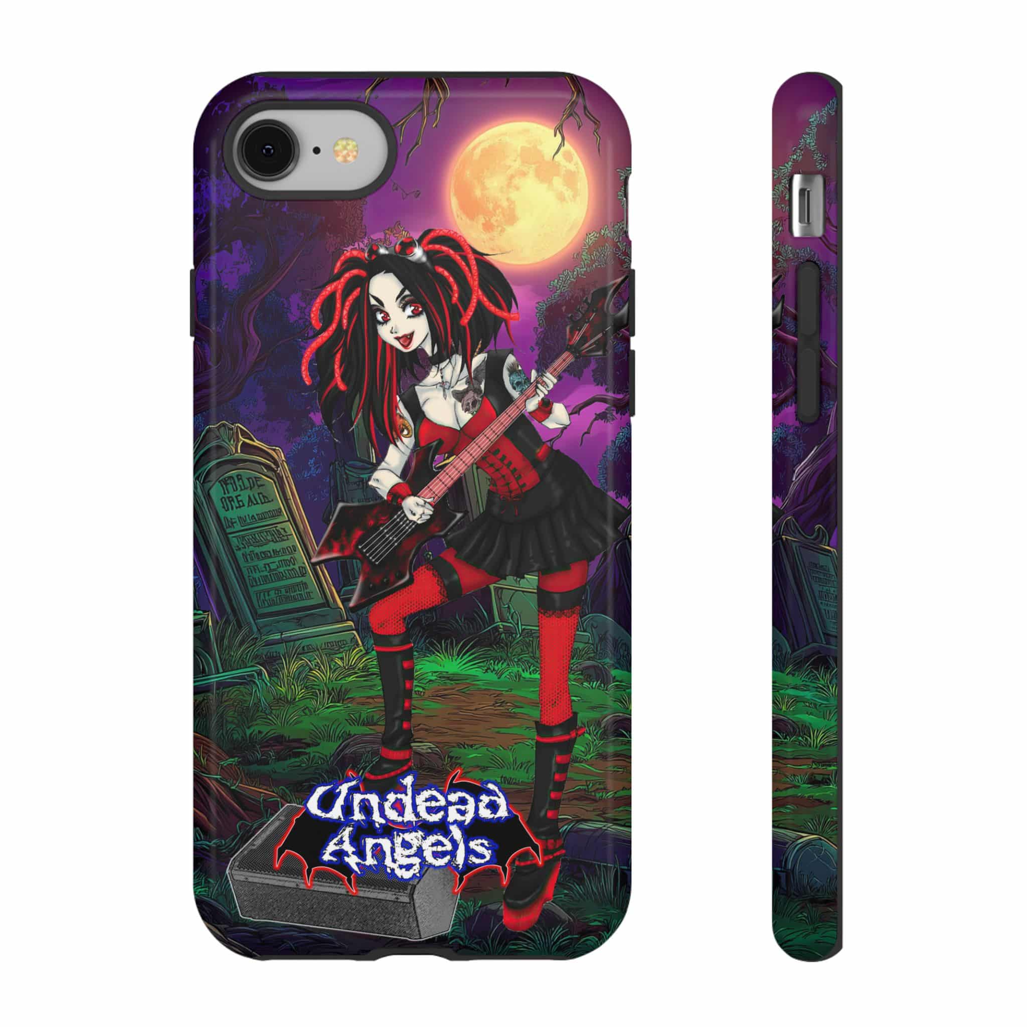 Undead Angels Vampire Guitarist Crimson Classic 2025 Edition Samsung & iPhone Ultra Tough Cases - Image 27