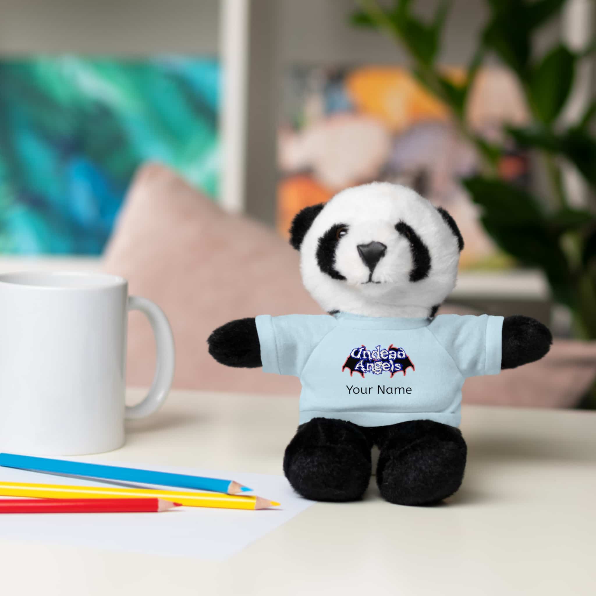 Personalized 8 Inch Stuffed Animals Wearing Undead Angels Tee Assortment - Image 66