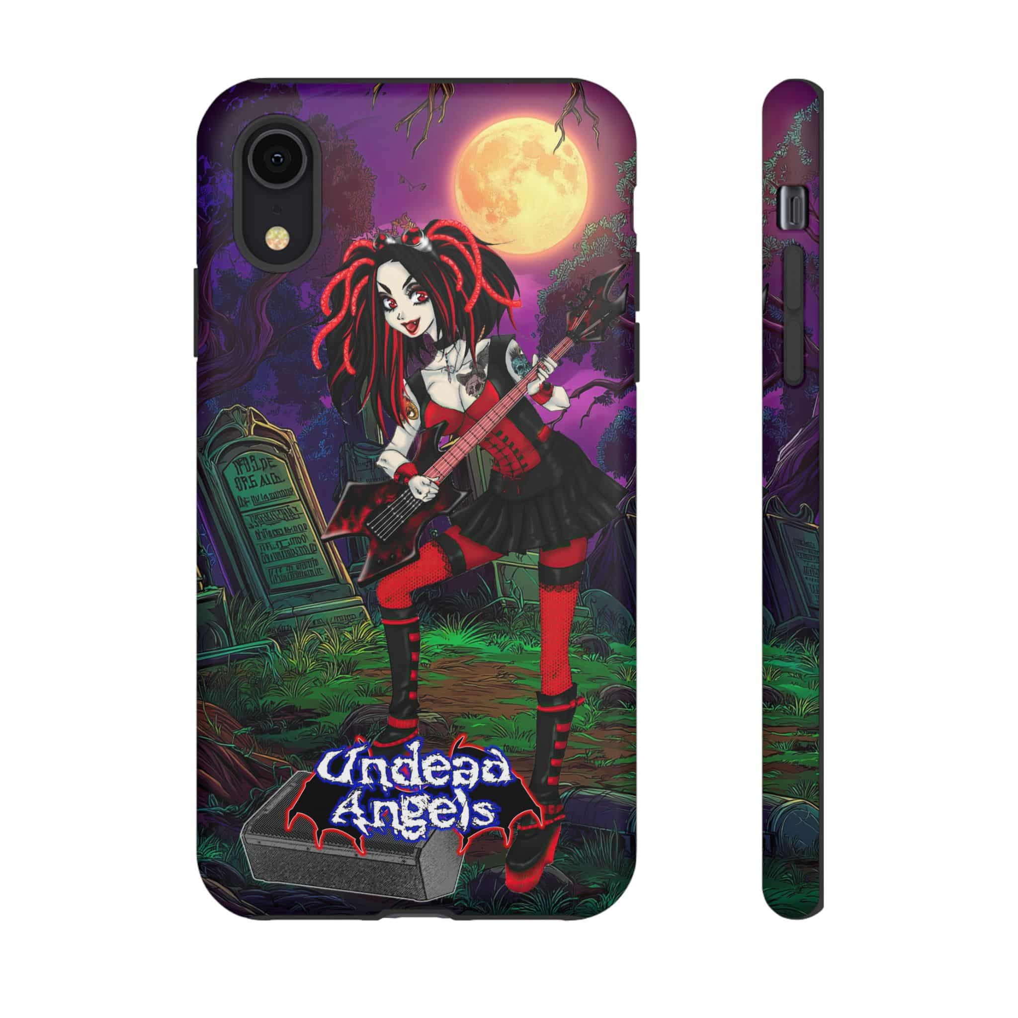 Undead Angels Vampire Guitarist Crimson Classic 2025 Edition Samsung & iPhone Ultra Tough Cases - Image 34