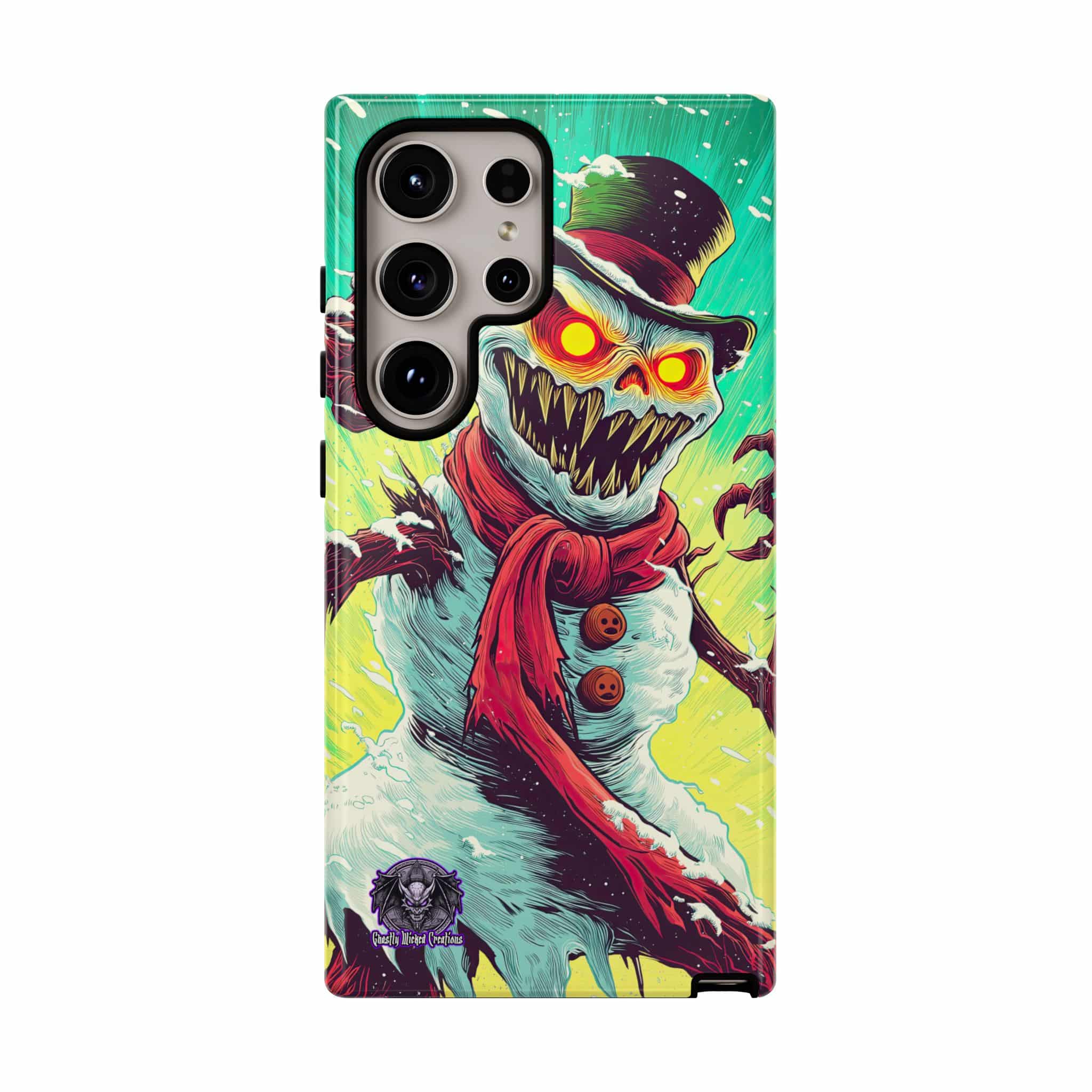 Sadistic Snowman Pop 60’s Art Style Samsung & iPhone Ultra Tough Cases