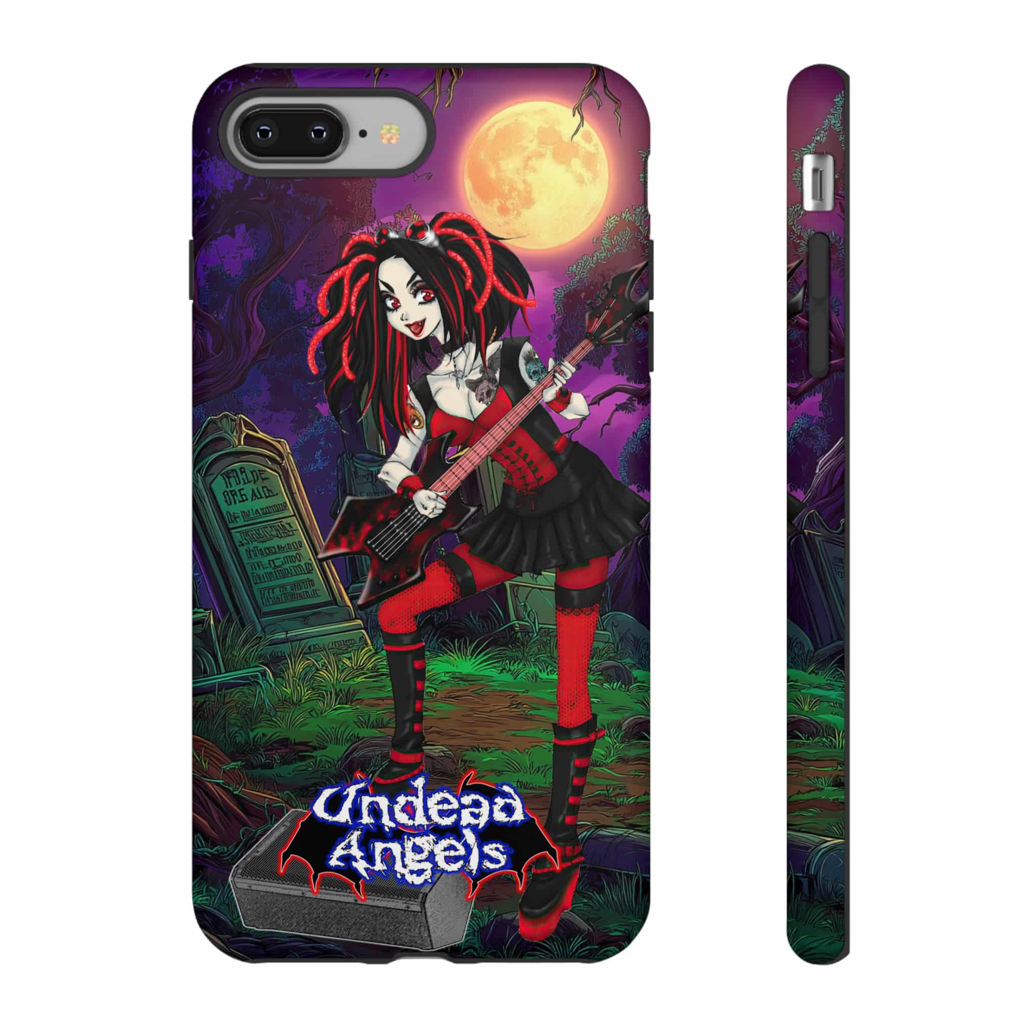Undead Angels Vampire Guitarist Crimson Classic 2025 Edition Samsung & iPhone Ultra Tough Cases - Image 30