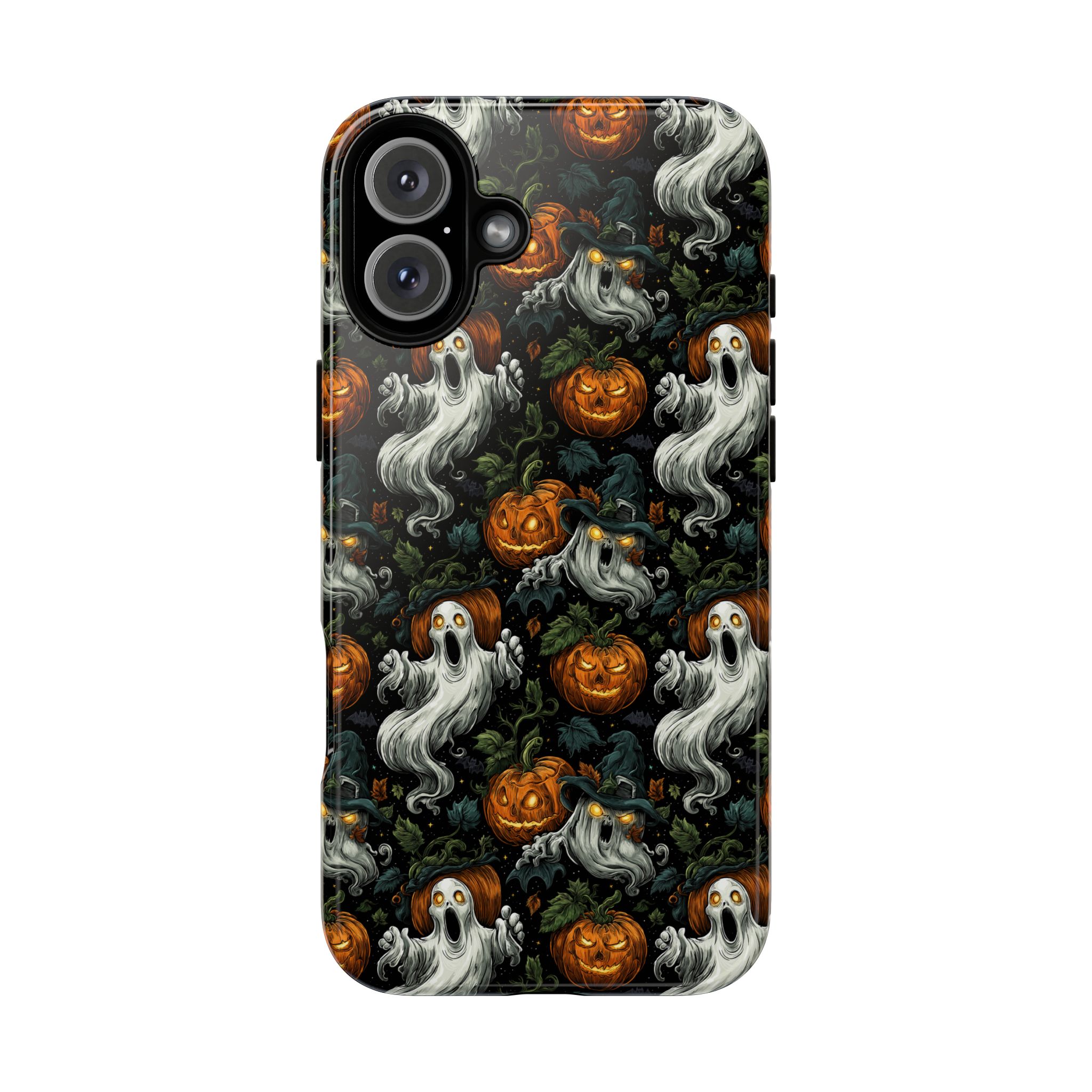 Ghosts & Pumpkins Pattern 1 Samsung & iPhone Ultra Tough Cases - Image 101