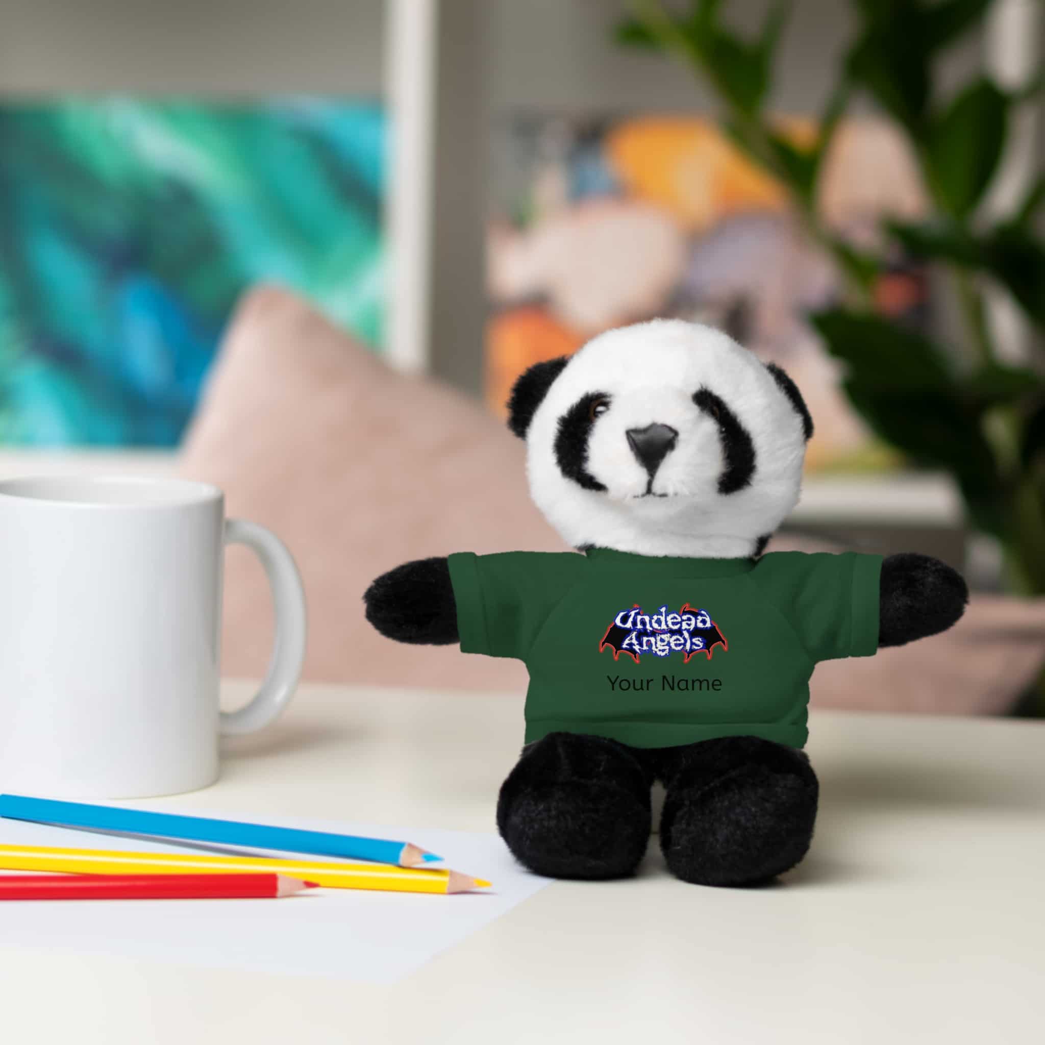 Personalized 8 Inch Stuffed Animals Wearing Undead Angels Tee Assortment - Image 27