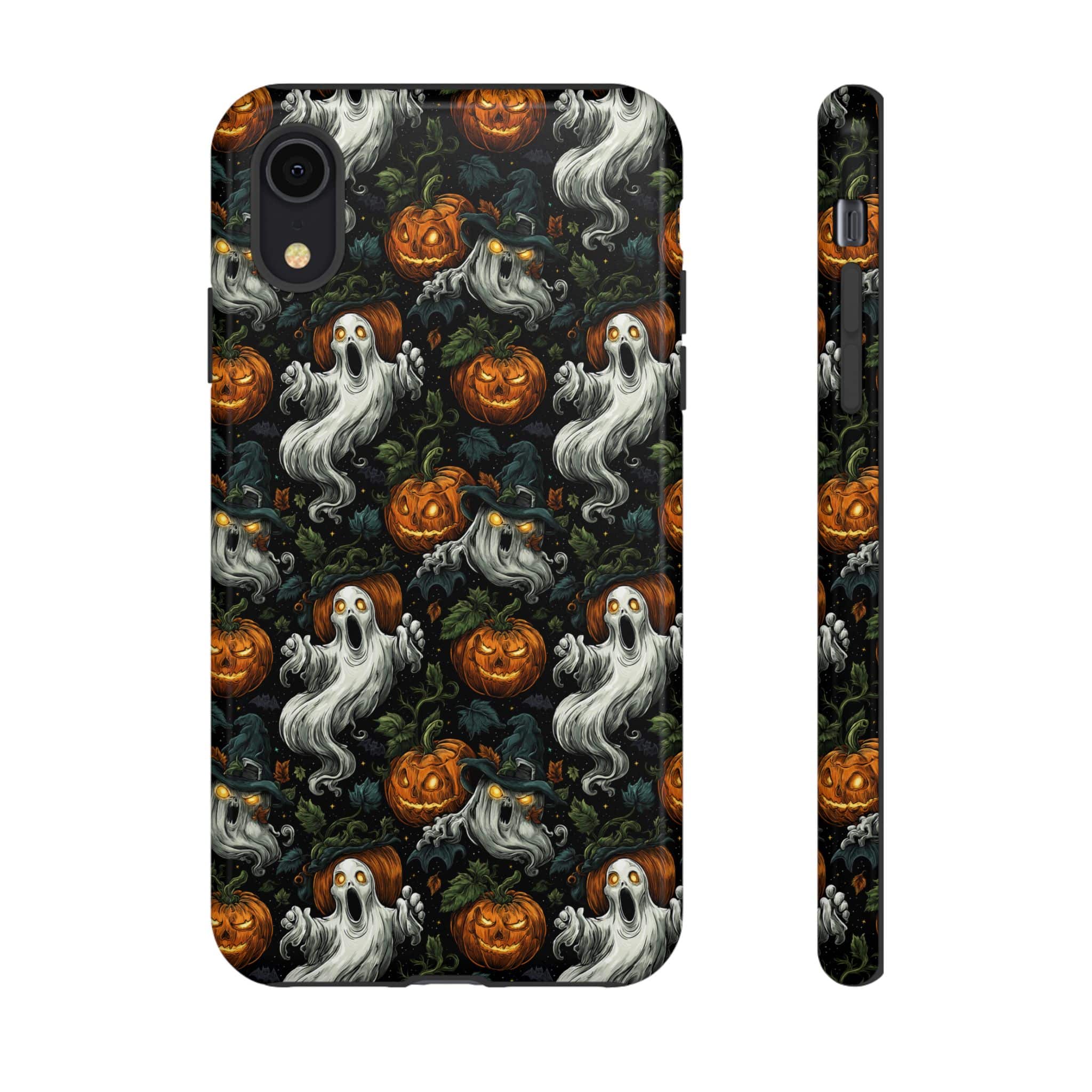Ghosts & Pumpkins Pattern 1 Samsung & iPhone Ultra Tough Cases - Image 33
