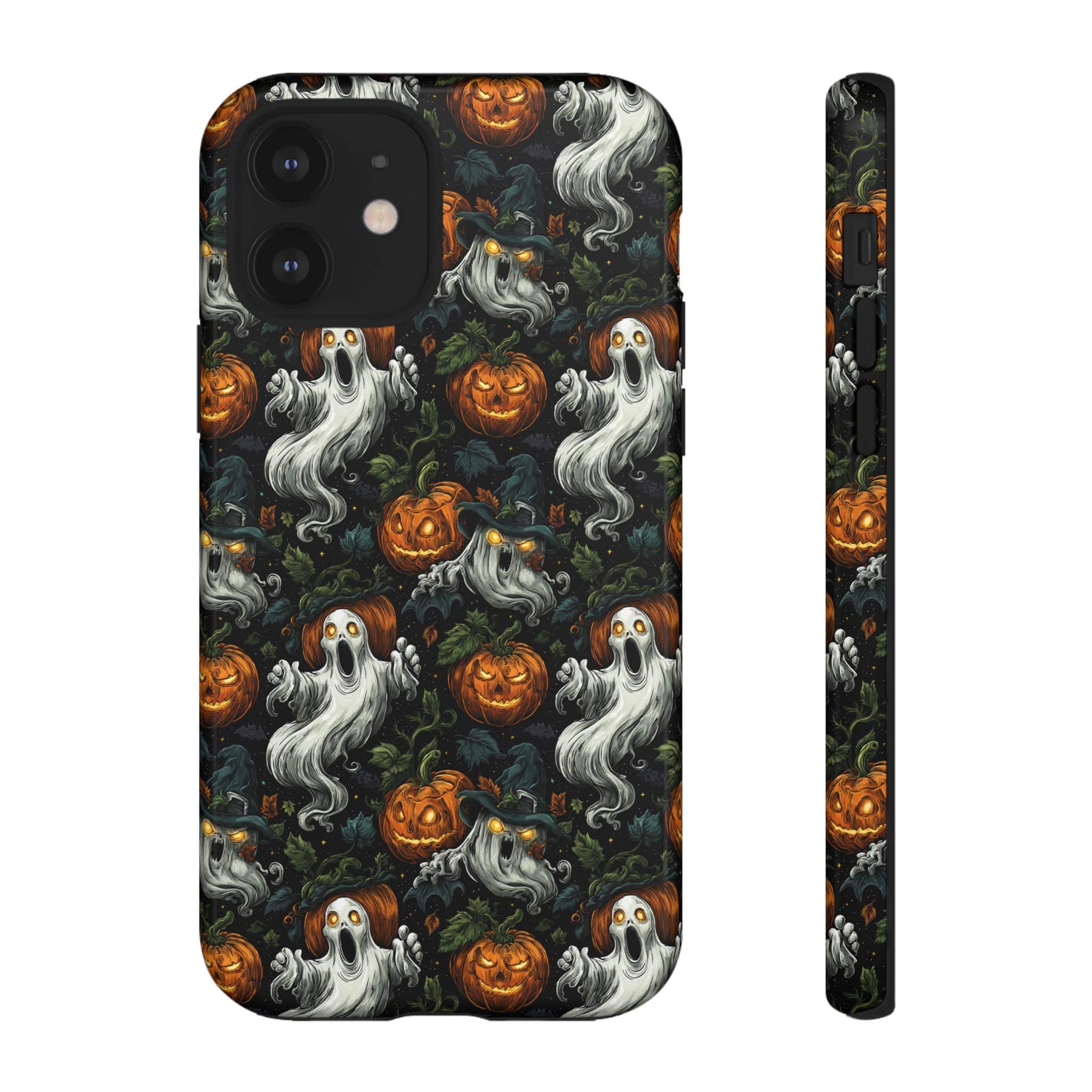Ghosts & Pumpkins Pattern 1 Samsung & iPhone Ultra Tough Cases - Image 53