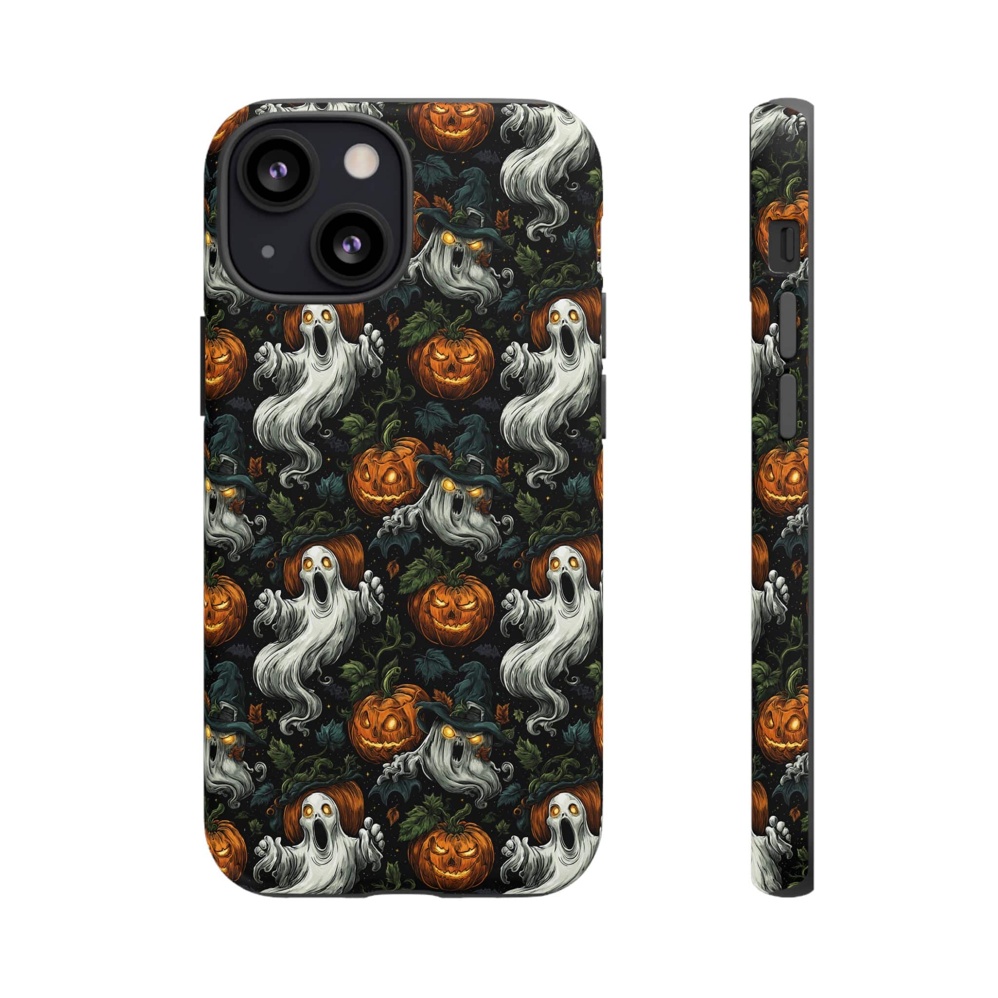 Ghosts & Pumpkins Pattern 1 Samsung & iPhone Ultra Tough Cases - Image 62