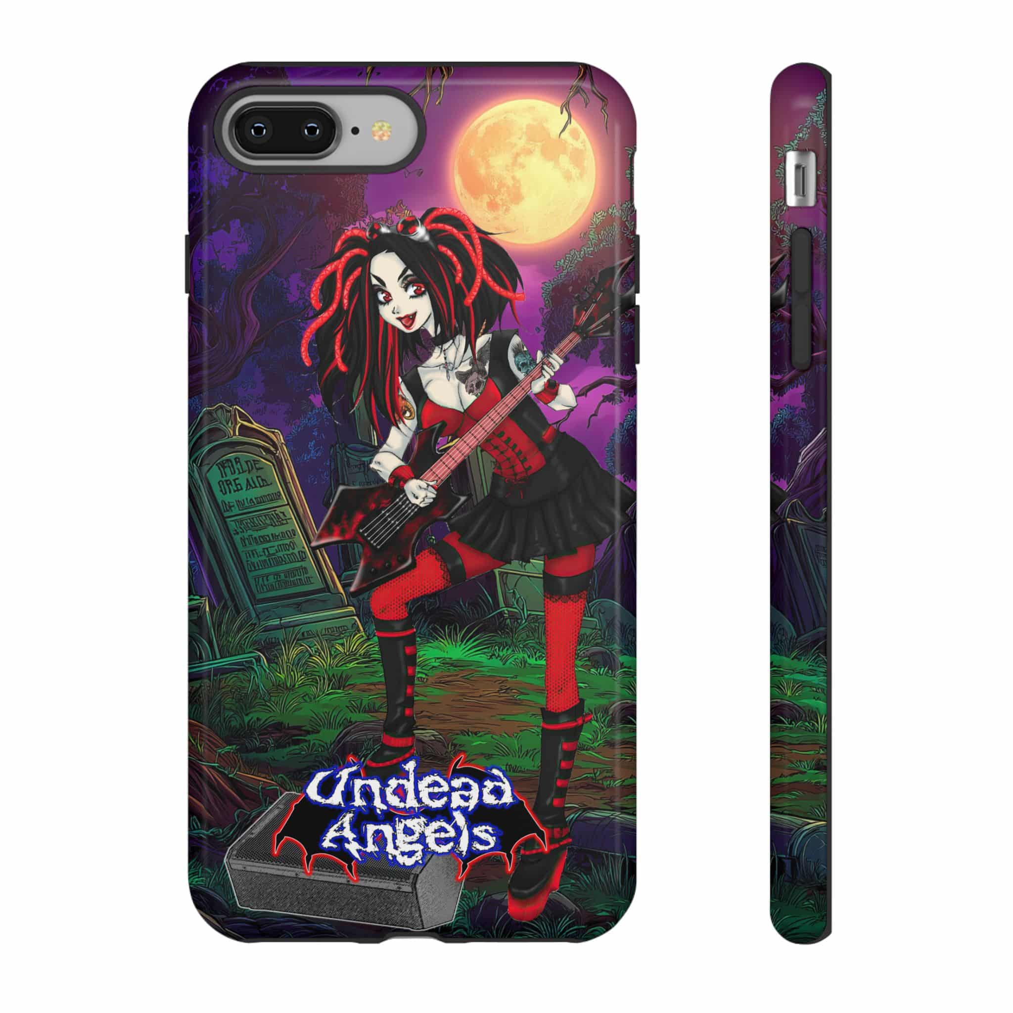Undead Angels Vampire Guitarist Crimson Classic 2025 Edition Samsung & iPhone Ultra Tough Cases - Image 29