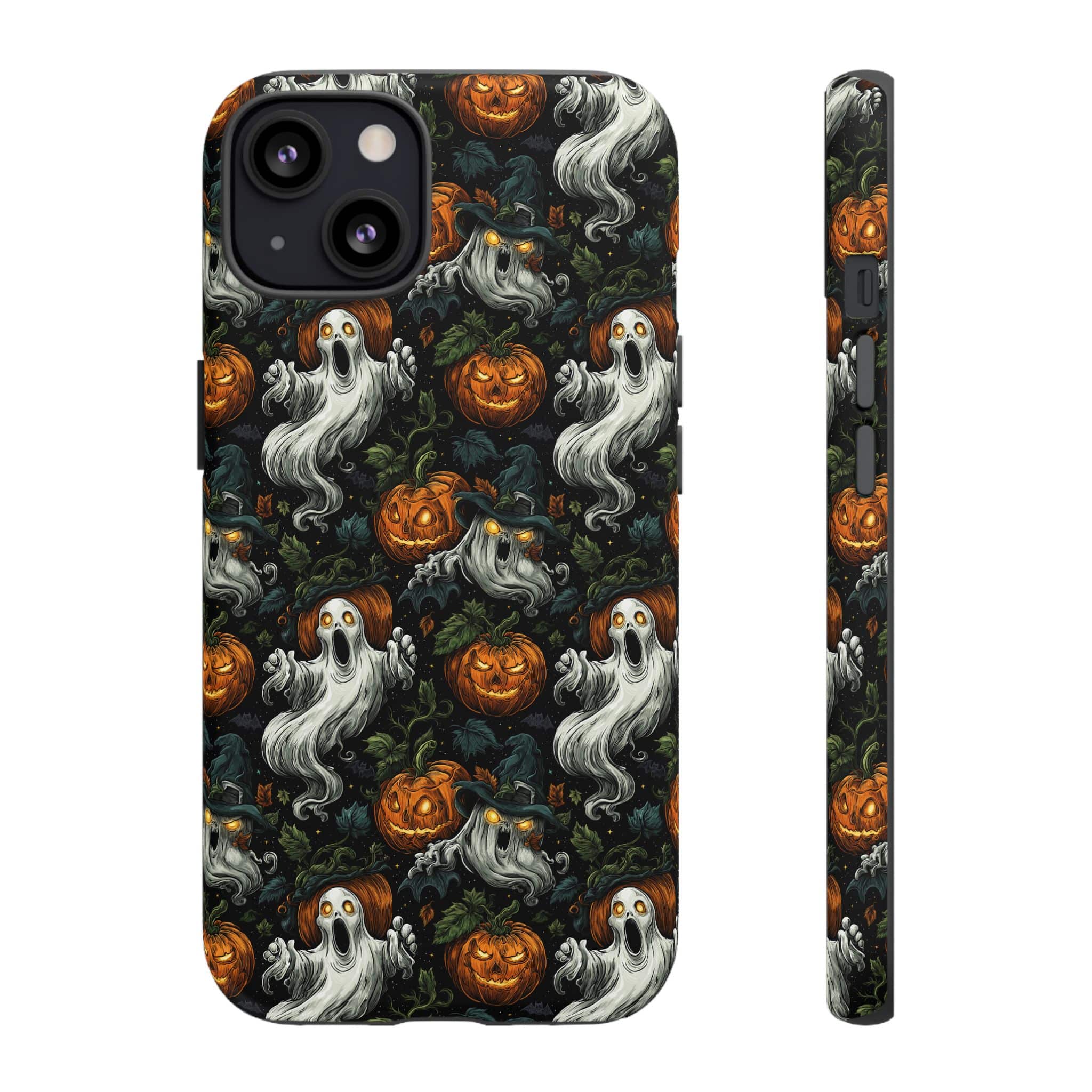 Ghosts & Pumpkins Pattern 1 Samsung & iPhone Ultra Tough Cases - Image 60
