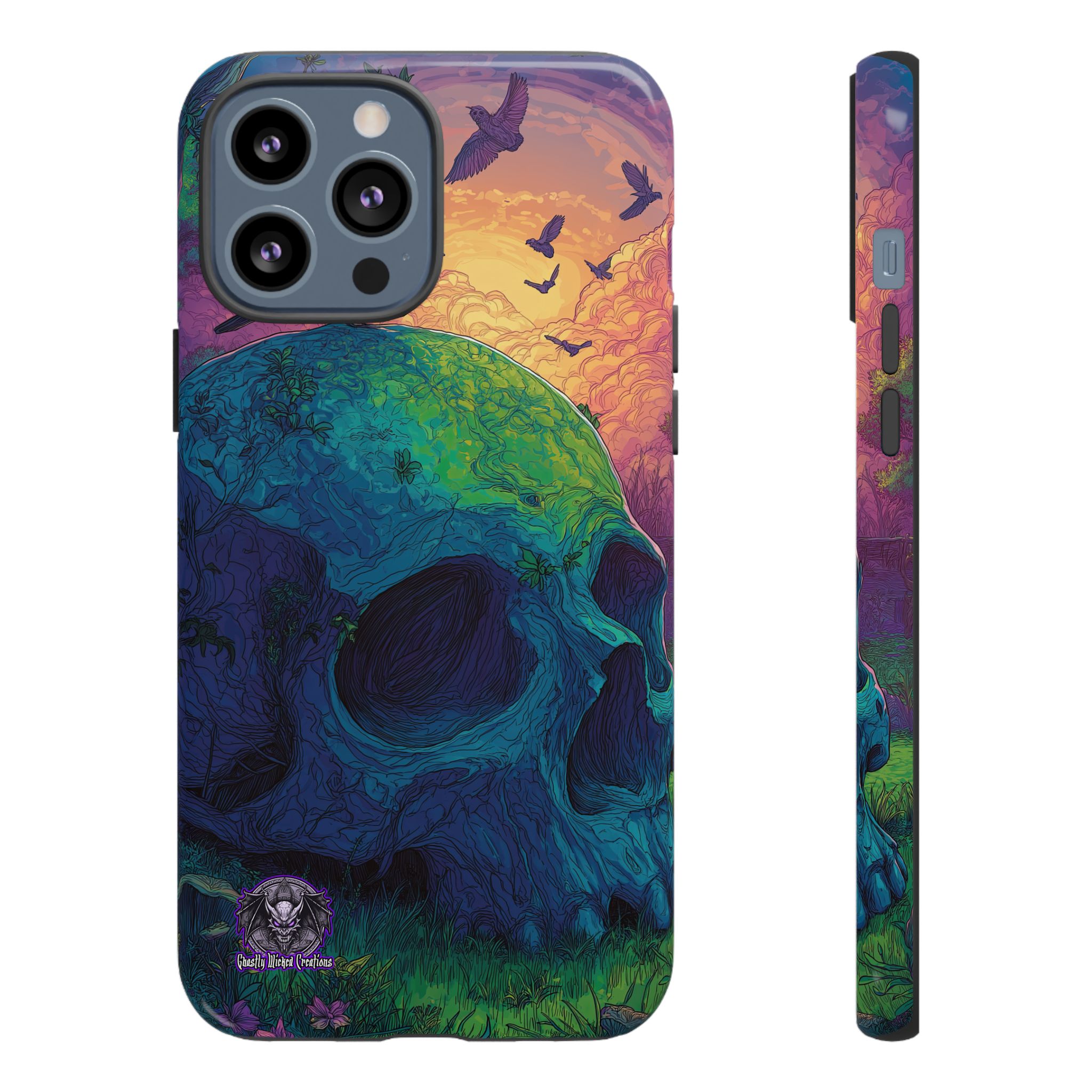 Sunlight Skull Samsung & iPhone Ultra Tough Cases - Image 65