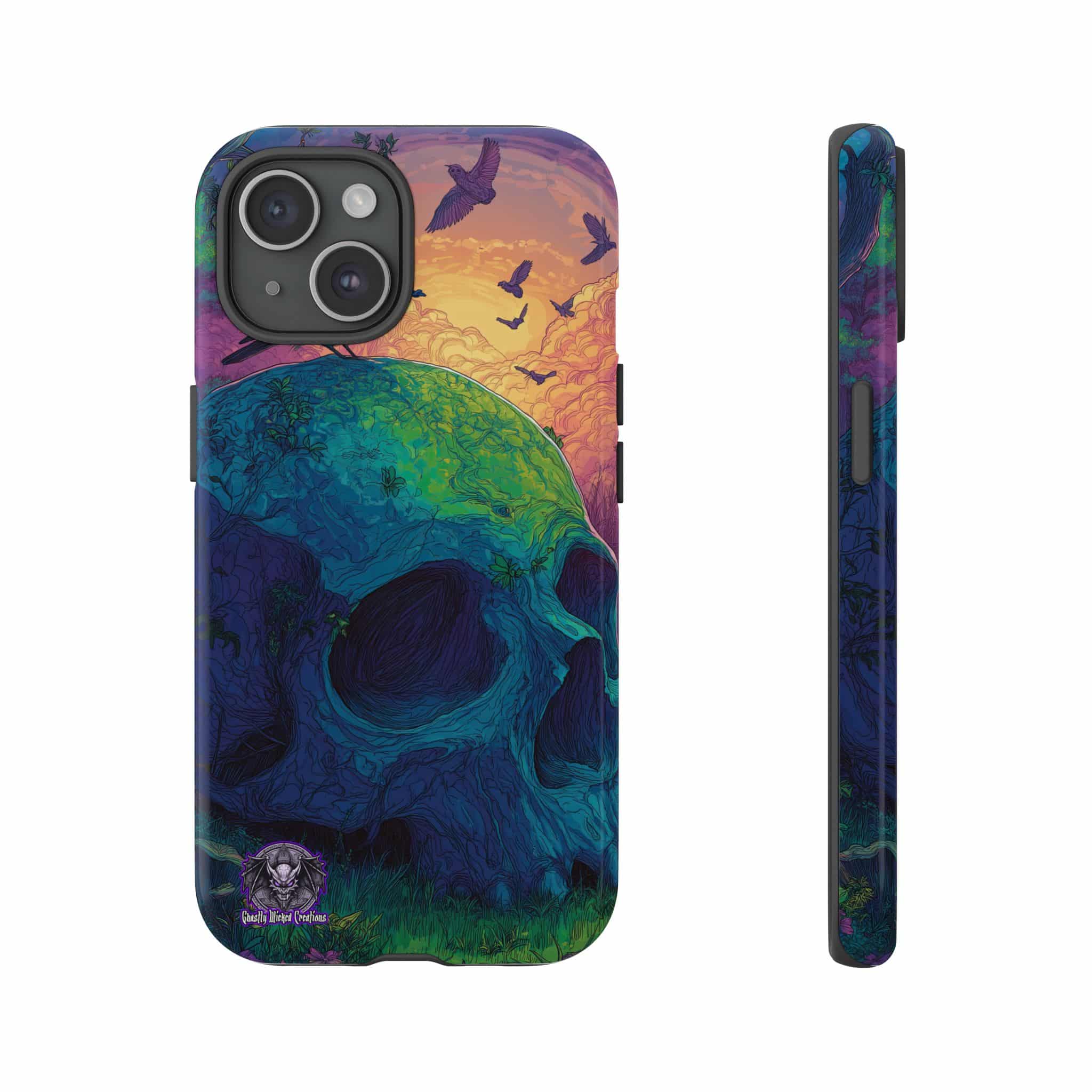 Sunlight Skull Samsung & iPhone Ultra Tough Cases - Image 89