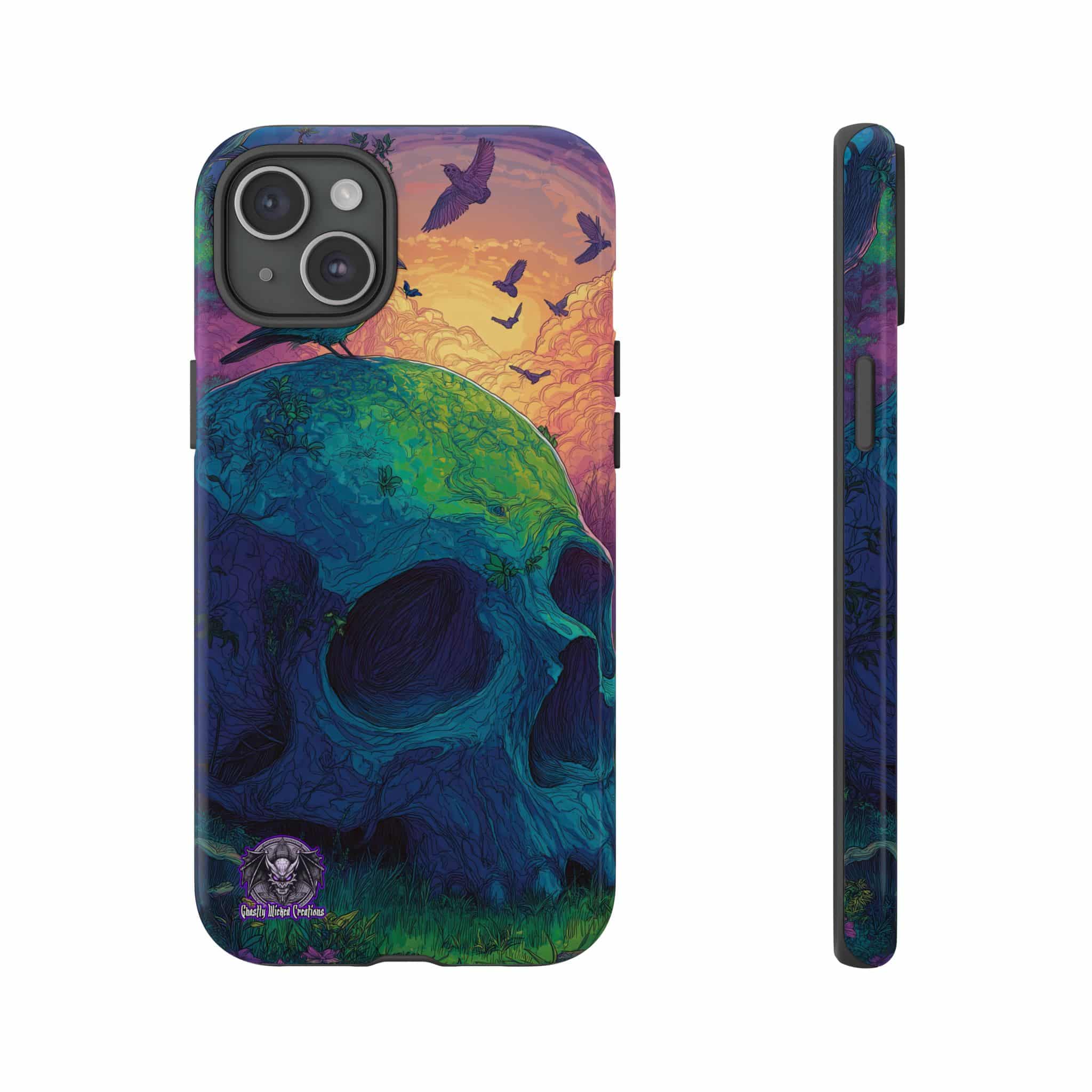 Sunlight Skull Samsung & iPhone Ultra Tough Cases - Image 91