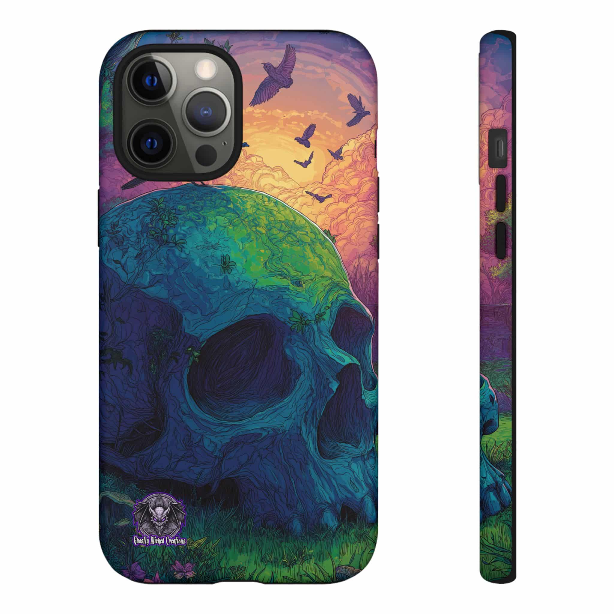 Sunlight Skull Samsung & iPhone Ultra Tough Cases - Image 58