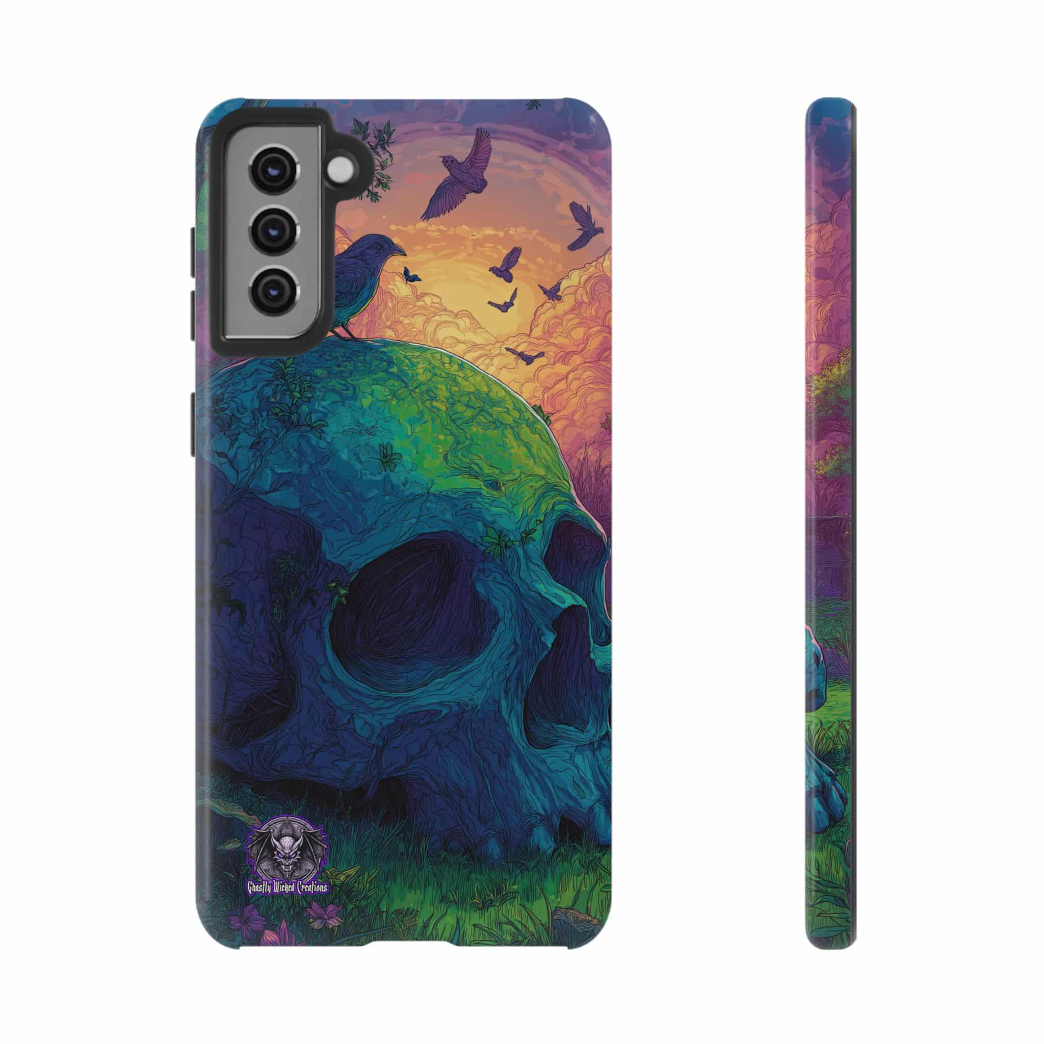 Sunlight Skull Samsung & iPhone Ultra Tough Cases - Image 3