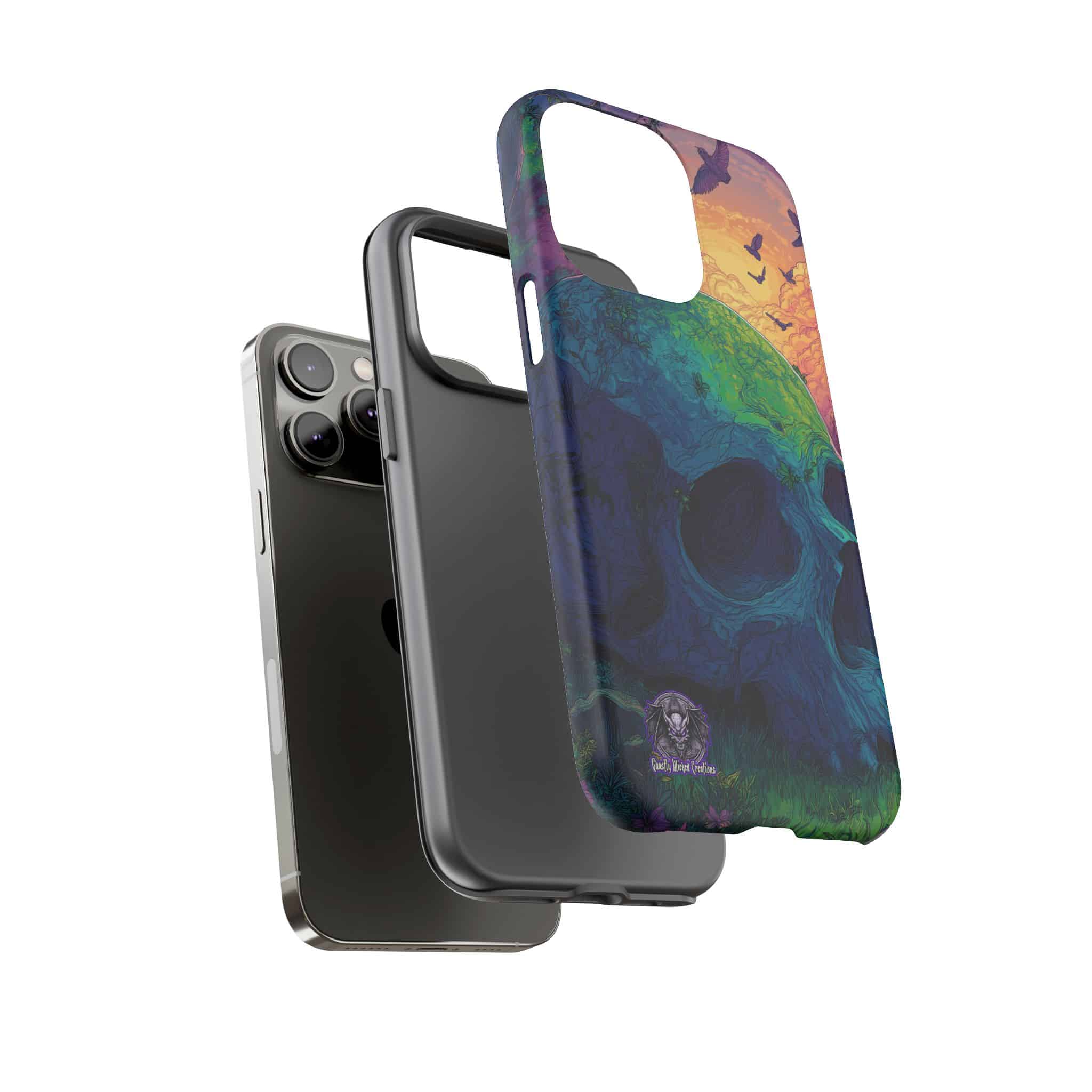 Sunlight Skull Samsung & iPhone Ultra Tough Cases - Image 84