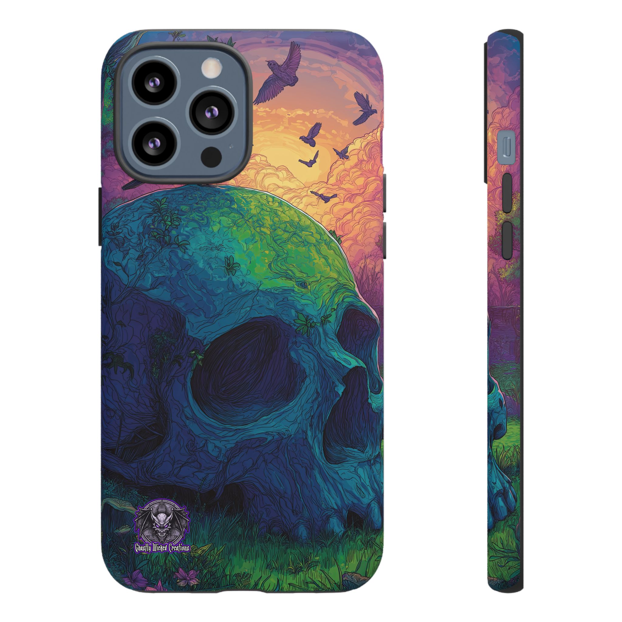 Sunlight Skull Samsung & iPhone Ultra Tough Cases - Image 66