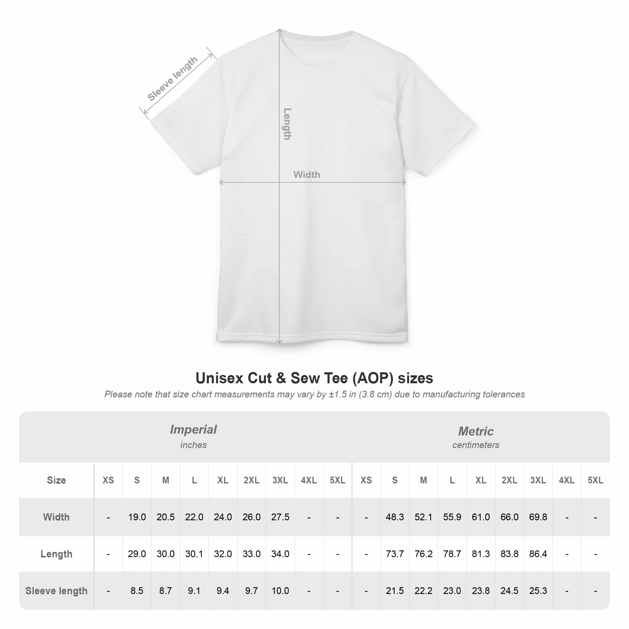 Vlad The Inhaler Band Cowbells II Tee Unisex (AOP) - Image 2