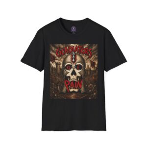 Gladiators Of Pain Metal Band Skull Helmet Unisex T-Shirt