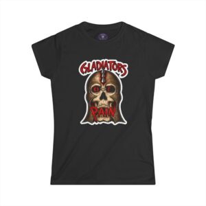 Gladiators Of Pain Metal Band Skull Helmet Women's Softstyle Tee