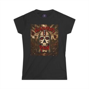 Gladiators Of Pain Metal Band Skull Helmet Women's Softstyle Tee